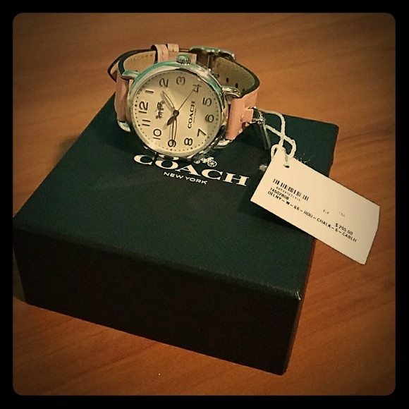 Coach Accessories - Pink Coach 4 charm watch